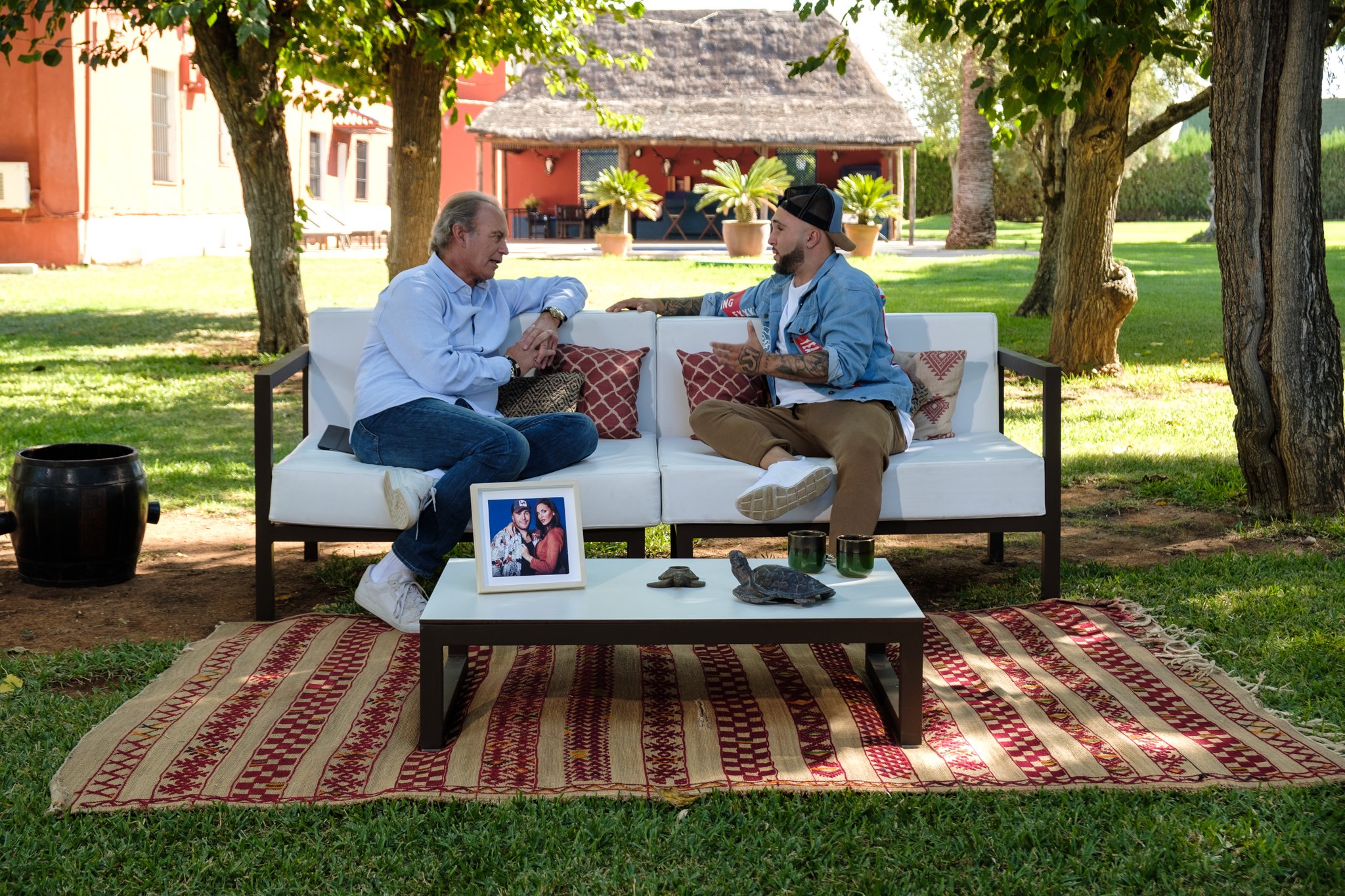 Bertín Osborne entrevistando a Kiko Rivera en 'Mi casa es la tuya'.