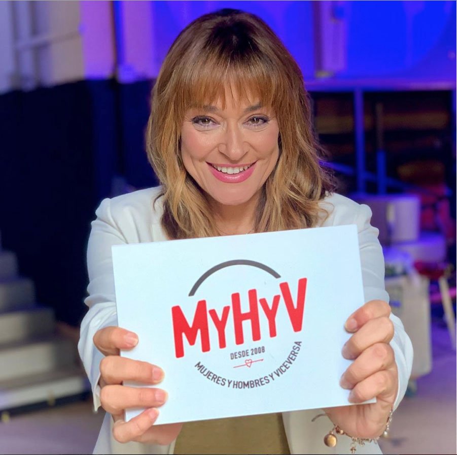 Toñi Moreno promocionando MYHYV.