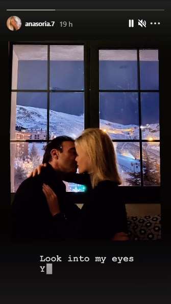 Enrique y Ana se escaparon a la nieve en Fin de Año.