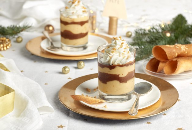 Un postre navideño fácil de preparar.