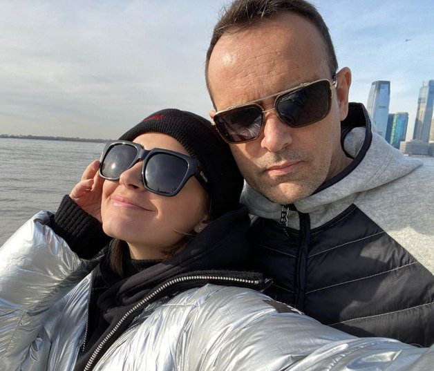 Risto Mejide y Laura Escanes en Nueva York, pasando las navidades de 2019.