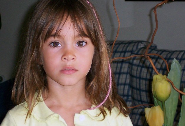 Aitana, de pequeña.