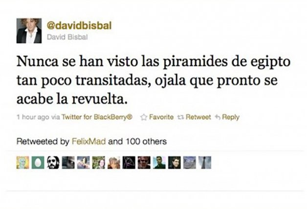 El polémico “tweet” de Bisbal.