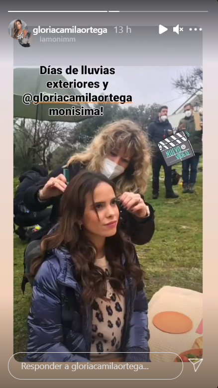 Gloria Camila se pone a punto para dar vida a Cloe.