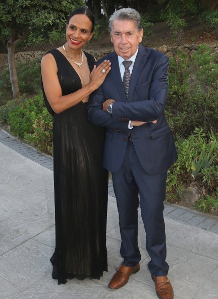 Manolo junto a su actual mujer, Claudia Rodríguez, en un imagen de archivo. 