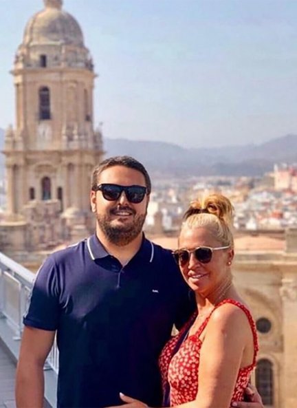 Belén Esteban y Miguel Marcos en su luna de miel en agosto de 2019.