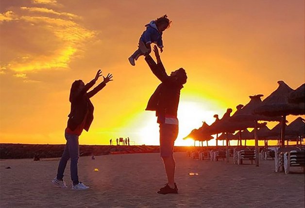 En un paraje tan espectacular dio la bienvenida la familia al año 2019. Los orgullosos papis de Lola siempre han expresado las ganas que tienen de darle un hermanito a su primogénita. De hecho, Roberto confesó, en más de una ocasión, que le gustaría tener una familia numerosa.