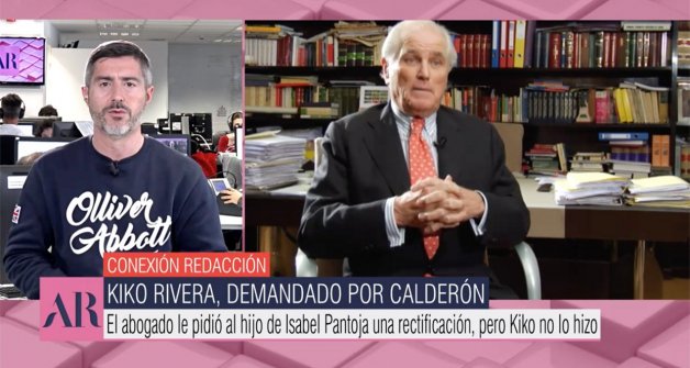 Pepe del Real hablando por Calderón en El programa de Ana Rosa.