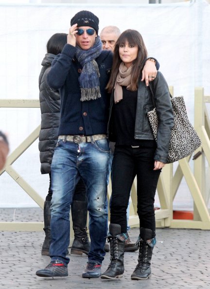 Sergio Ramos y Lara Álvarez, durante su noviazgo.