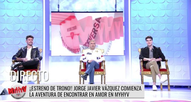 Jorge Javier, cómodo en su trono de MYHYV.