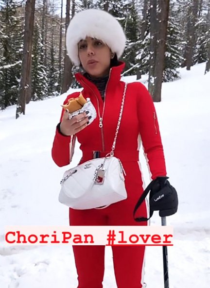 Georgina ha confesado ser amante de los bocadillos con chorizo en su Instagram.