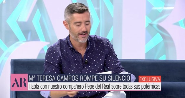 Pepe del Real habla por María Teresa Campos en El programa de Ana Rosa.