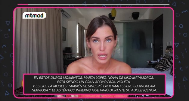 Marta López Álamo se sinceró sobre su trastorno alimenticio.