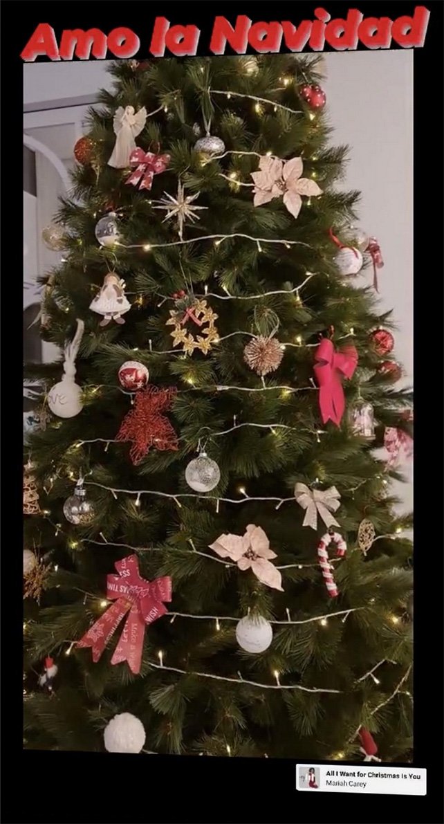 El árbol de Navidad de Paula Echevarría.