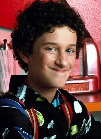 Dustin Diamond como Screech en 'Salvados por la campana'.