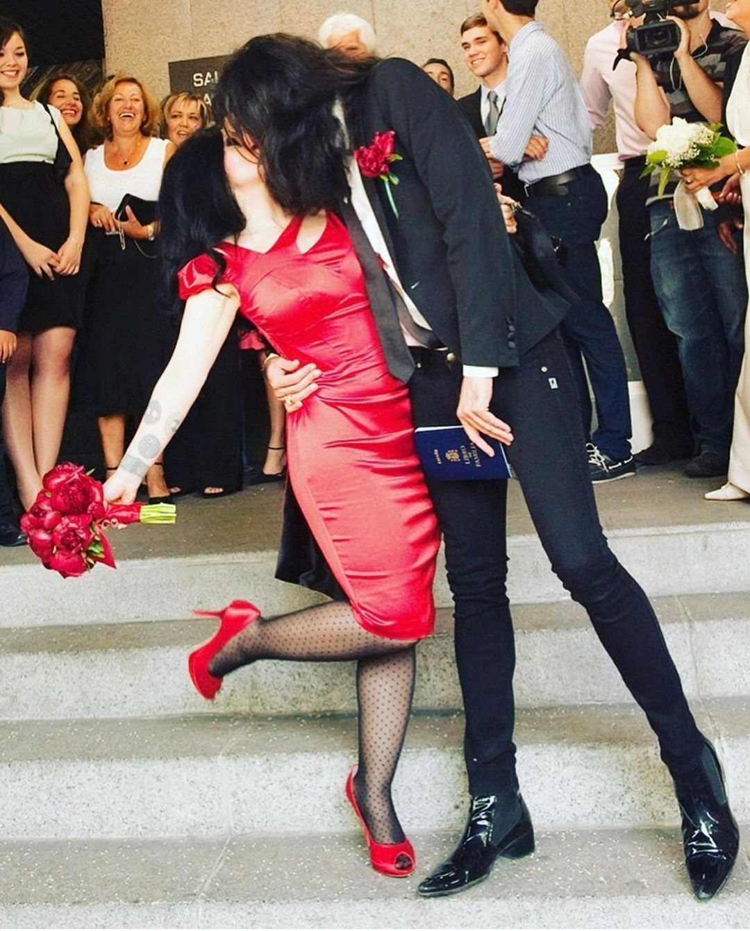 Alaska y Mario en su segunda boda, en Madrid.