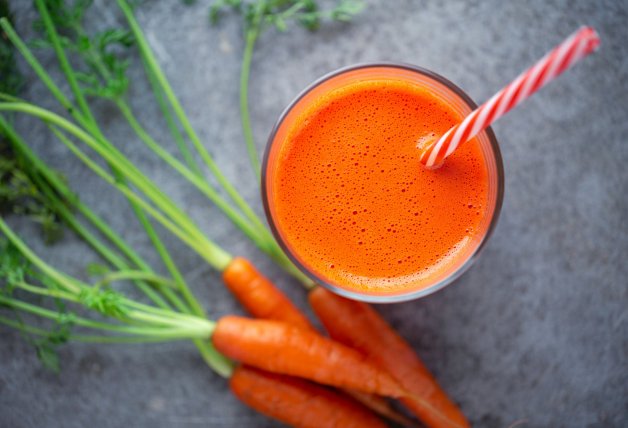 Las zanahorias son ricas en betacarotenos.