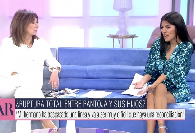 Ana Rosa Quintana e Isa Pantoja, juntas en el programa.