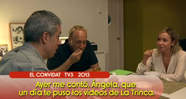 Josep Maria Mainat y su mujer, en un programa de TV3.