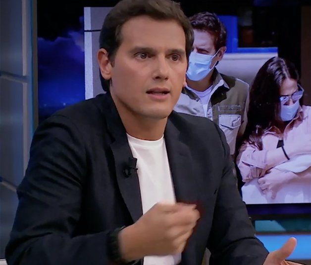 Un momento de la entrevista de Albert Rivera en El Hormiguero.