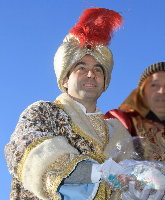 Enrique Ponce, un paje de los Reyes Magos.