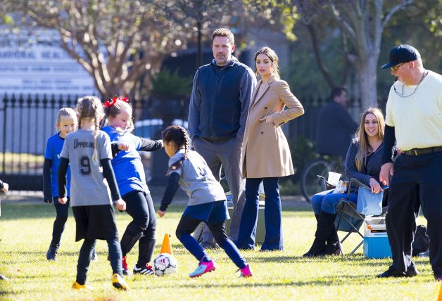 Ben Affleck y Ana de Armas en una de sus primeras apariciones en público.