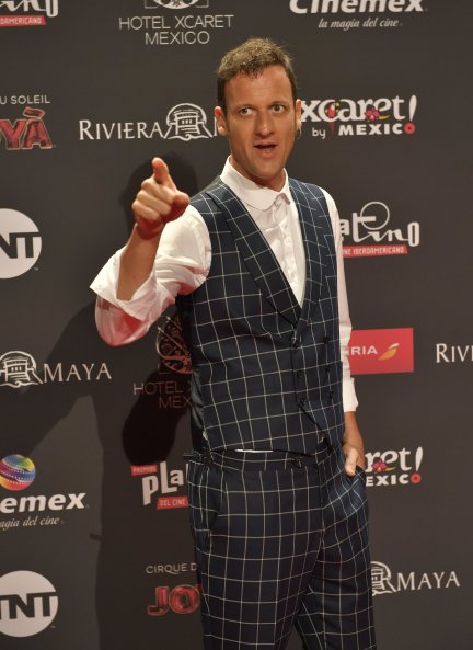 Edu Soto en la celebración de los premios Platino 2019.