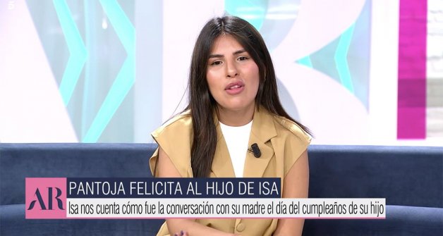 Isa Pantoja en El programa de Ana Rosa.
