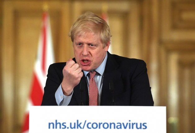 Boris Johnson en una comparecencia reciente sobre el coronavirus.