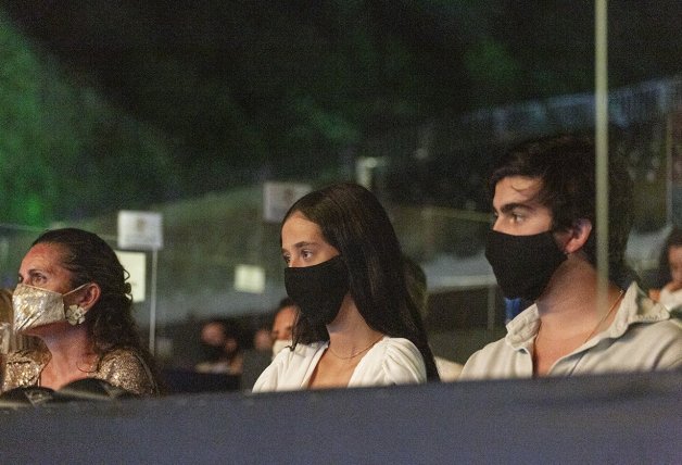 Sandra García-Sanjuán, Victoria Federica y Jorge Bárcenas en el Festival Starlite.