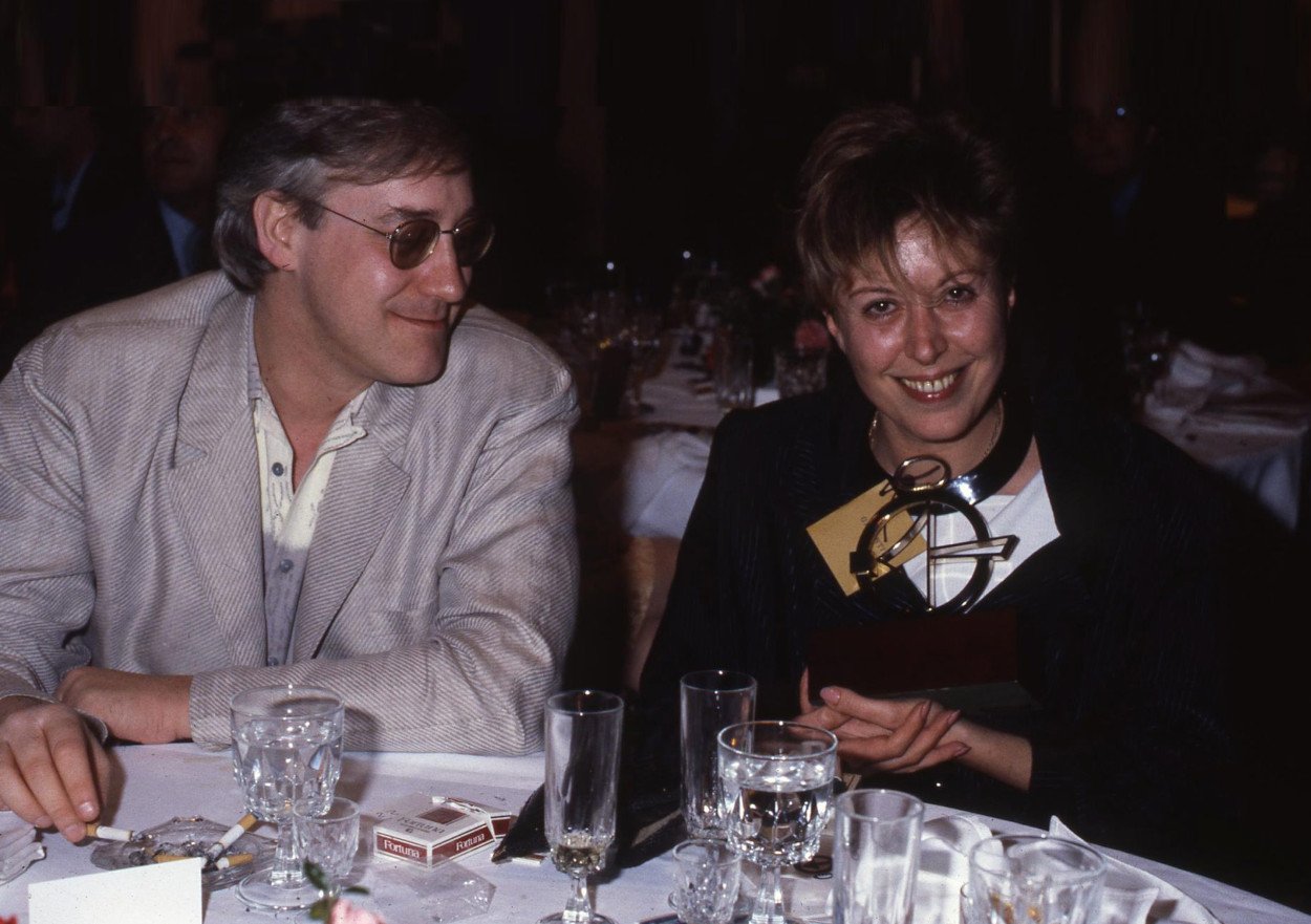 Josep María Mainat y Rosa María Sardà, en una entrega de premios.