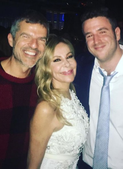 Raúl junto a Ana y Aless.