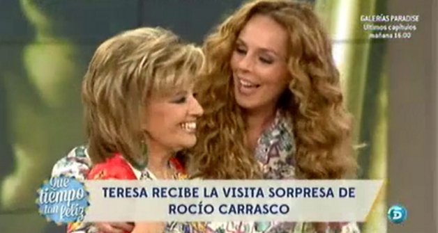 Rocío Carrasco sorpendió en directo a María Teresa.