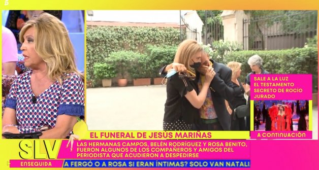 Lydia Lozano ha hablado de cómo fue el funeral de Jesús Mariñas, celebrado ayer por la tarde ('Sálvame Diario').