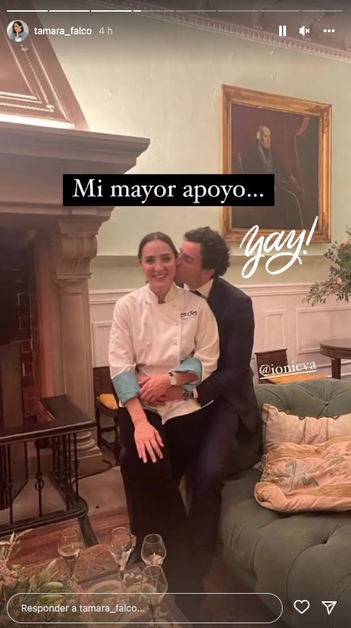 Íñigo Onieva apoyando a su chica como cocinera (@tamara_falco).