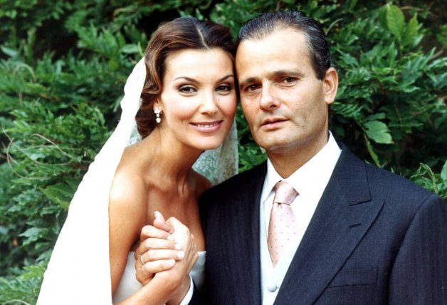 Mar Flores y Javier Merino se casaron en 2001.