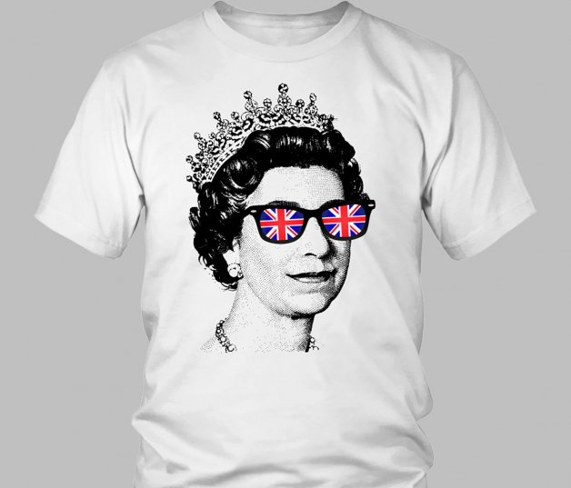 Camiseta pop de la reina.