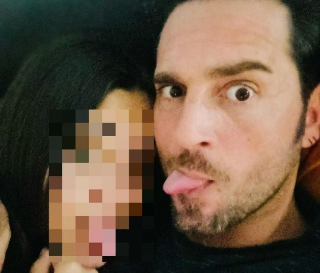 David Bustamante posa divertido con su hija Daniella (@davidbusta).