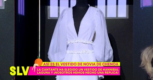 La réplica del vestido de Hannibal Laguna en Sálvame.