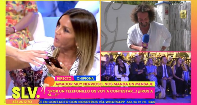 Marta López ha intentado contactar con Amador Mohedano en directo, pero también se ha negado a dar declaraciones ('Sálvame Diario').