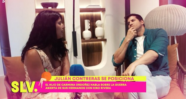 Julian Contreras, en una entrevista para 'Sálvame Diario' (Telecinco).