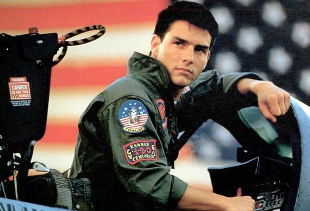 Tom, con 26 años, en una escena de 'Top Gun', un clásico de los 80 que ha vuelto. 