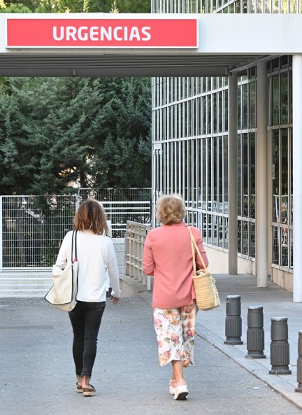 La gallega acompañó a su amiga a una visita médica.