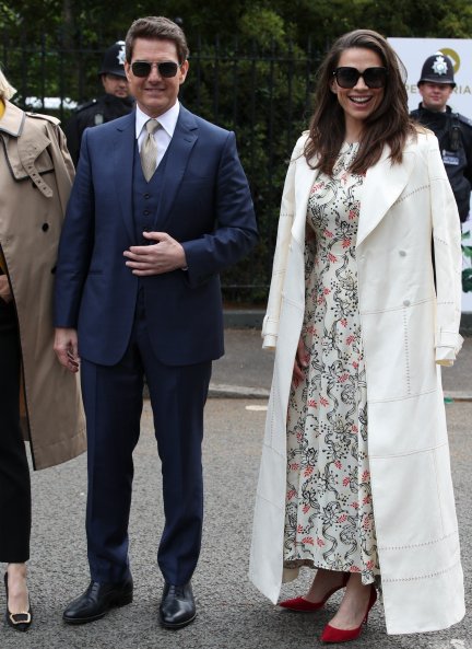 La pareja cuando estaba junta.