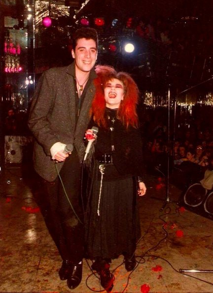 Con Alaska en los años de la movida madrileña.