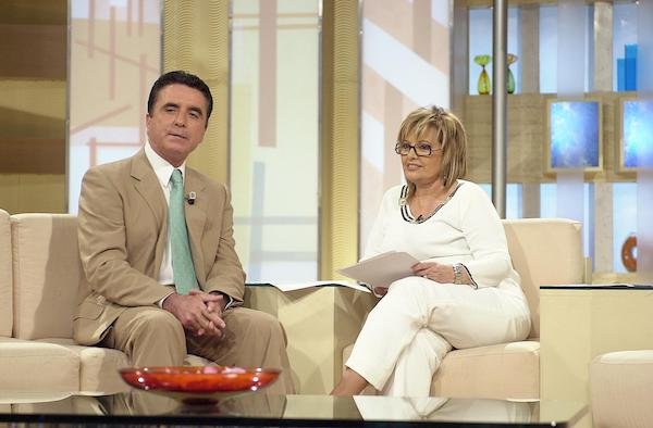 María Teresa Campos y Ortega Cano en el programa 'Cada día' (2005).