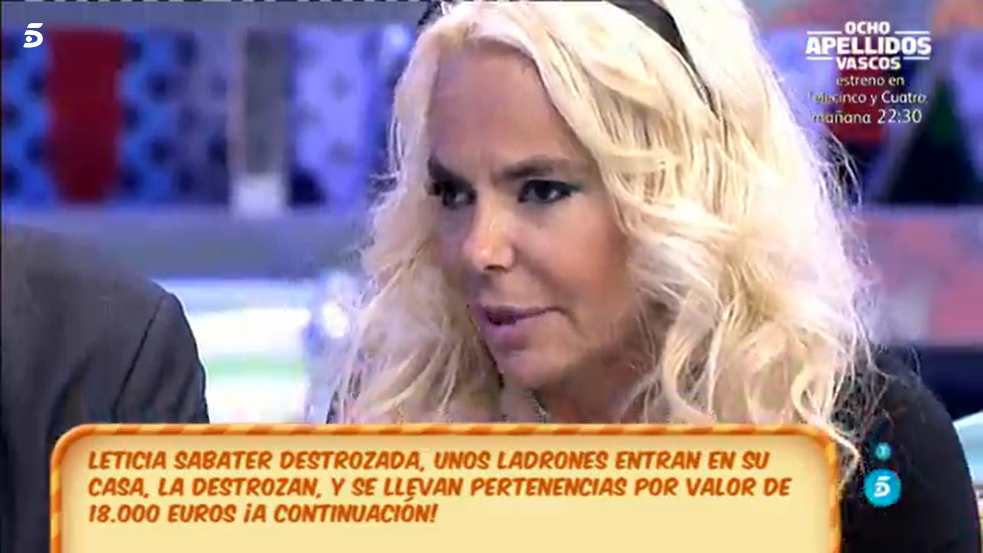 Leticia Sabater habló sobre el robo que sufrió en 'Sálvame'.