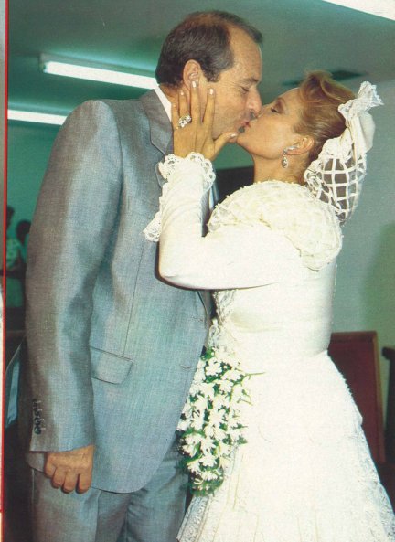 Carmen, el día de su boda con Vicente Patuel.
