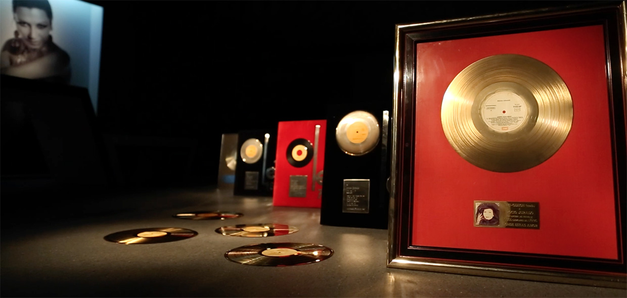 Discos de oro de Rocío Jurado en museo