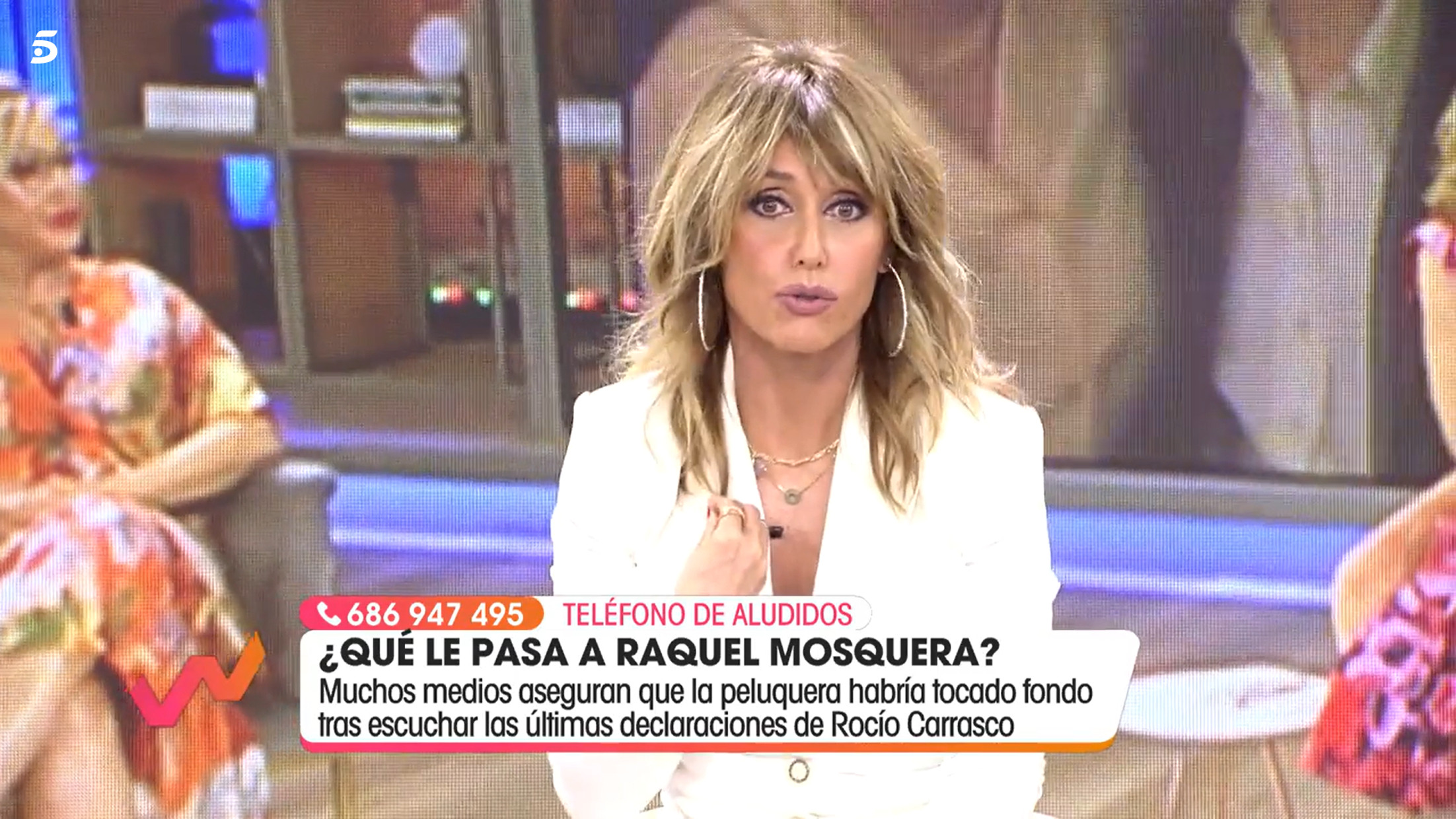 Emma García ha expresado su preocupación por Raquel Mosquera.